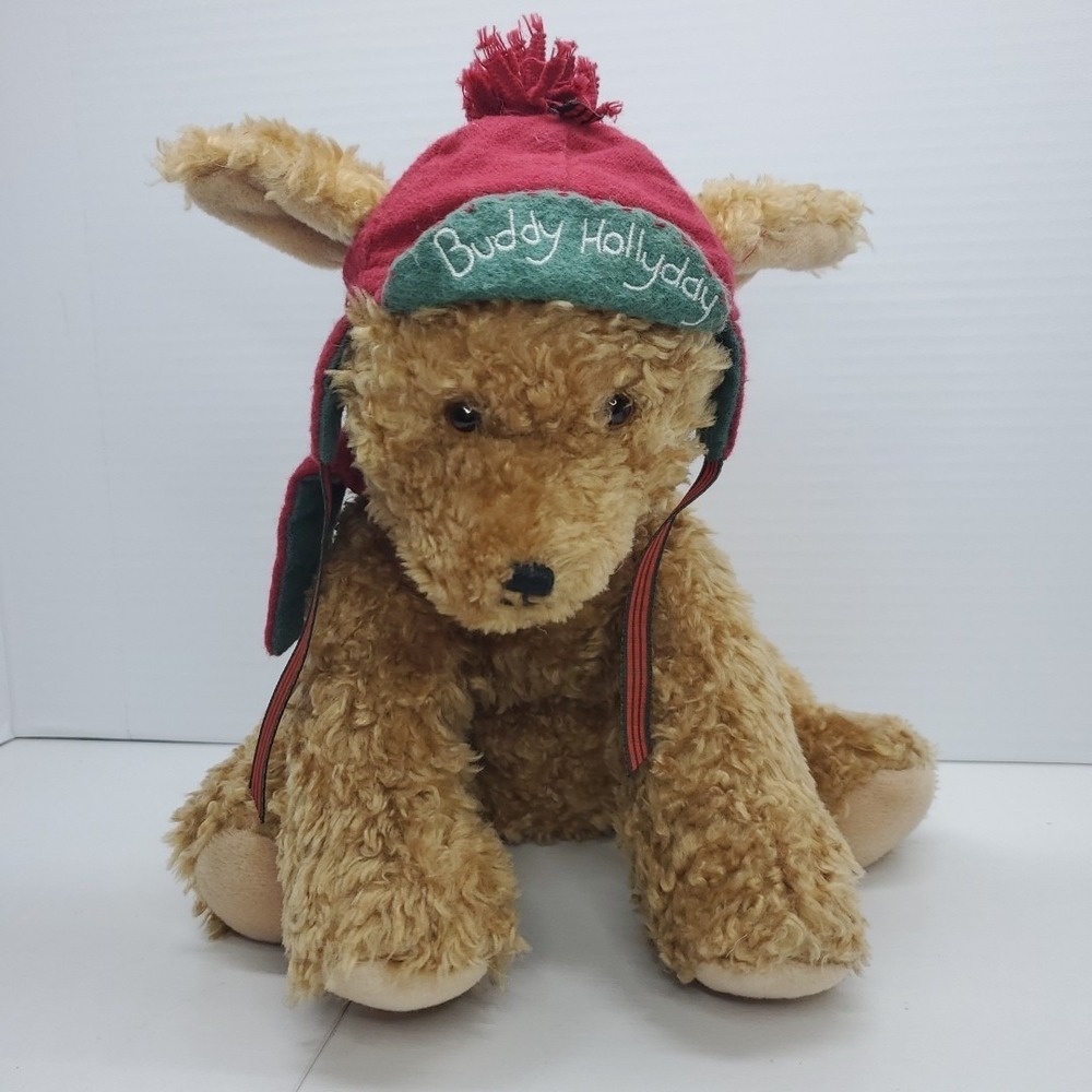 Hallmark Buddy Hollyday Dog Plush 10" Vintage‎ 2002 Bunnies By The Bay